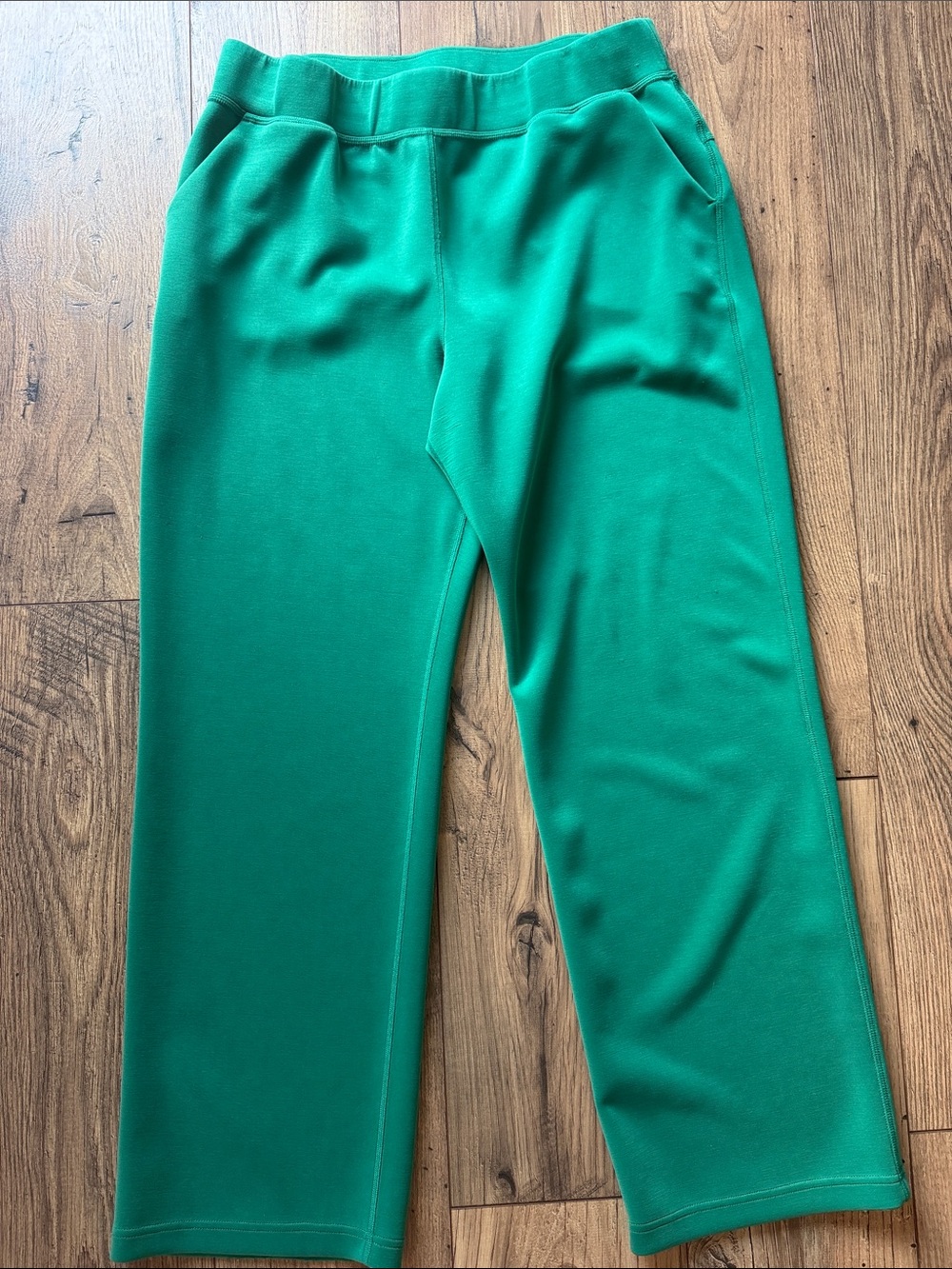 Lilly Pulitzer Macaw Green Weekender High-Rise Crop Pants - Large